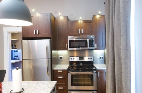 Lindsborg Apartment | Vetehuset-Plantera Loft with Private Elevator