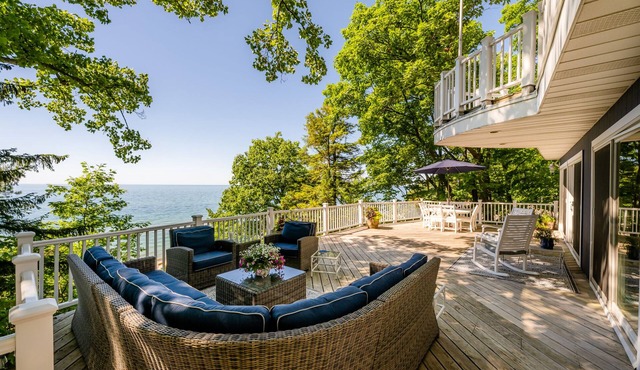 2026 Now OPEN! Colossal Lakefront Home in Sawyer!