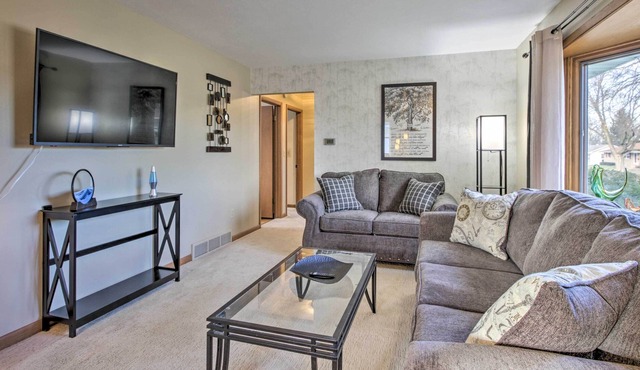 Cheerful Rochester Retreat w/ Yard & Workout Room!