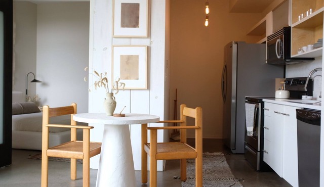 Designer Loft With Courtyard Views Near Downtown with rooftop!