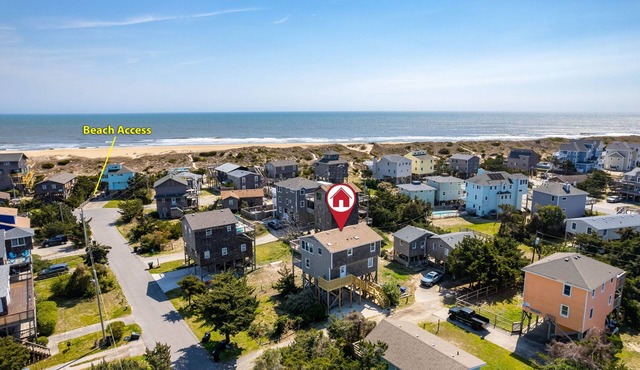 Five Bedrooms! Three Minute Walk To The Beach!