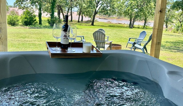 Lakefront Retreat | 2 Private Cabins w/Hot Tub & Lake Views- sleeps 12