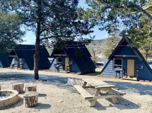 Lovely A-Frame Cabin Rental with Amazing Lake Views in Branson, Missouri