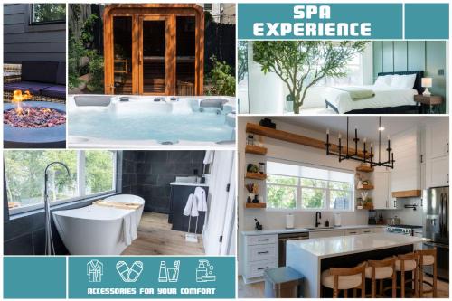 Luxury Spa Retreat Sauna, Hot Tub and Fire Pit