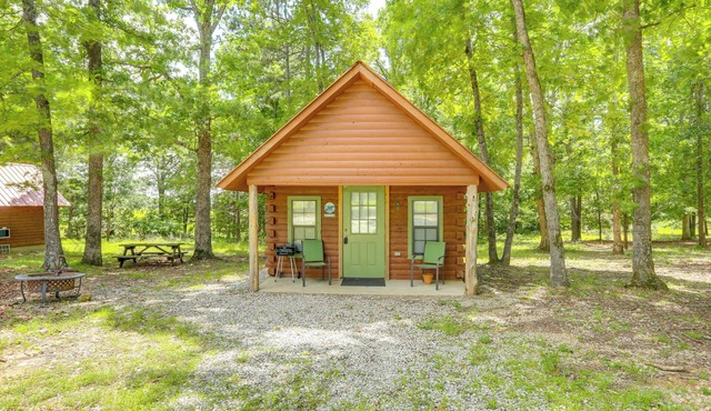Near White River Fishing! Studio Cabin w/Grill