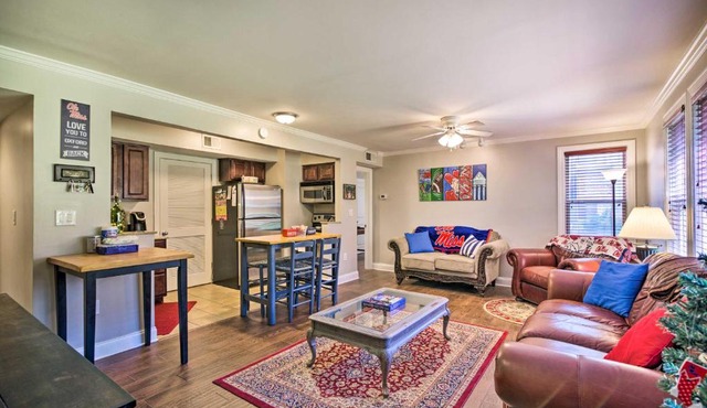Sip Happens: Oxford Condo 1 Mi to Ole Miss + Grove