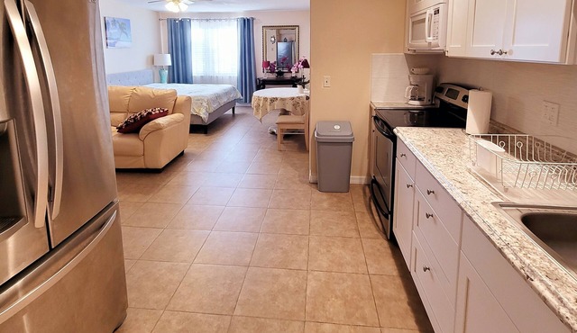 Spacious studio with garage