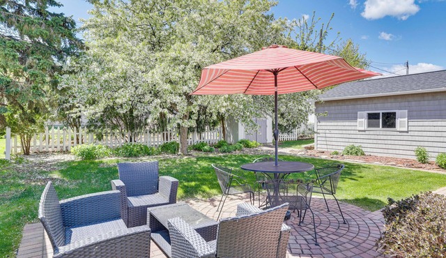 Steps to Lake Pepin, Beach! Charming Home w/Patio