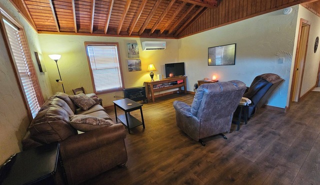 The White River Cabin in Mt. Olive, Arkansas.