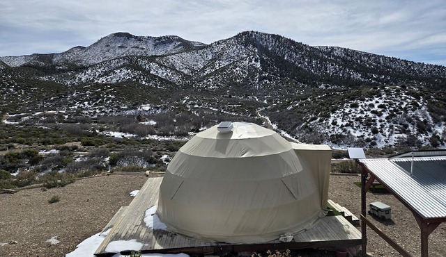 Tranquil Desert Retreat in a Geodesic Dome with Scenic Views in Las Vegas, Nevada