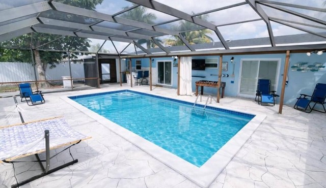 Tropical Pool Oasis Near HardRock Casino Beach