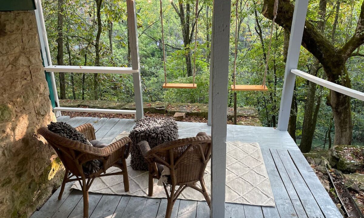 Photo of Patio Balcony in Eureka Springs Historic District