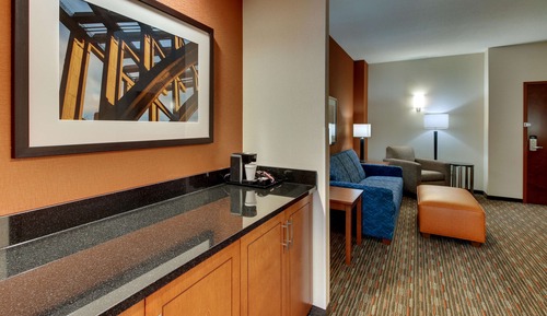 Suite, 2 Queen Beds, Hearing Accessible (Sofa Sleeper, 2 Rooms)